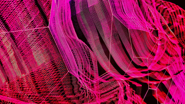 Pink black pattern lines fence free wallpaper for desktop - medium preview image