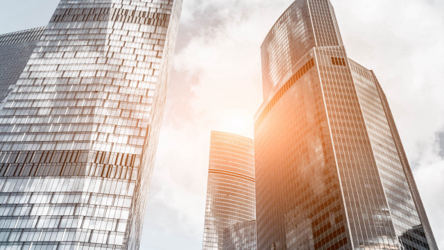 Cityscape skyline bridges tallbuildings cloudyday free wallpaper for desktop - medium preview image