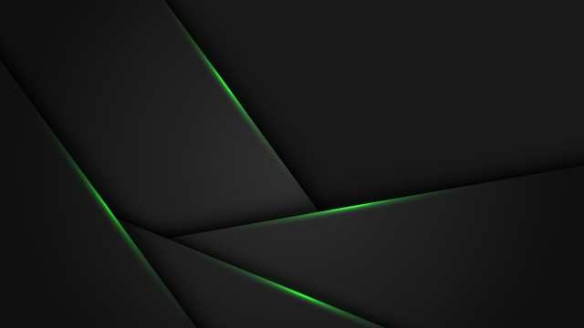 Black green lines minimalism beeple free wallpaper for desktop - medium preview image