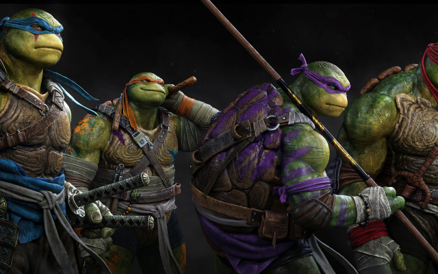 Teenage mutant turtles armor swords free wallpaper for desktop - medium preview image