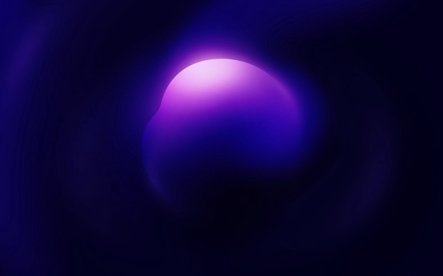 Purple ball dark background light free wallpaper for desktop - medium preview image