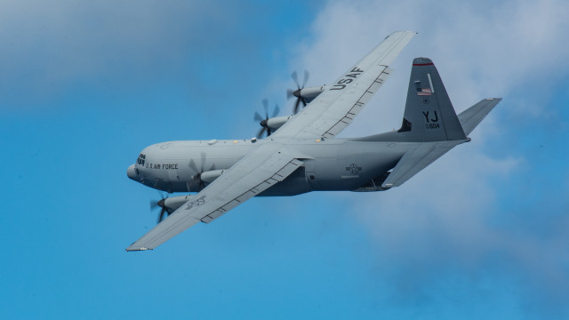 Airplane blue sky clouds propeller free wallpaper for desktop - medium preview image