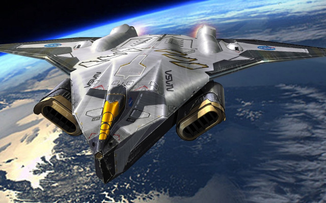 Space ship earth bright light free wallpaper for desktop - medium preview image