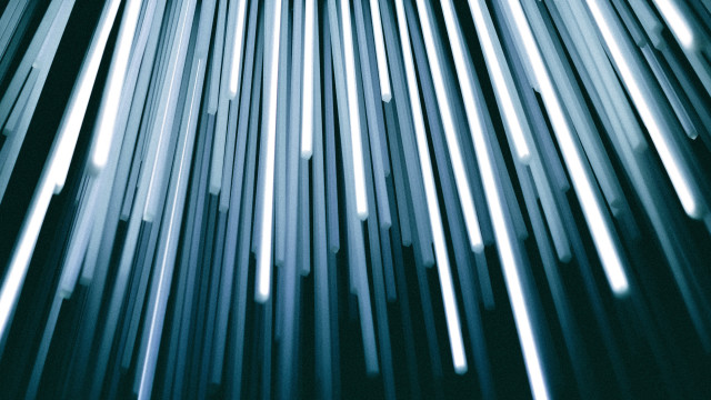 Metal lines futurism raytraced volumetric free wallpaper for desktop - medium preview image