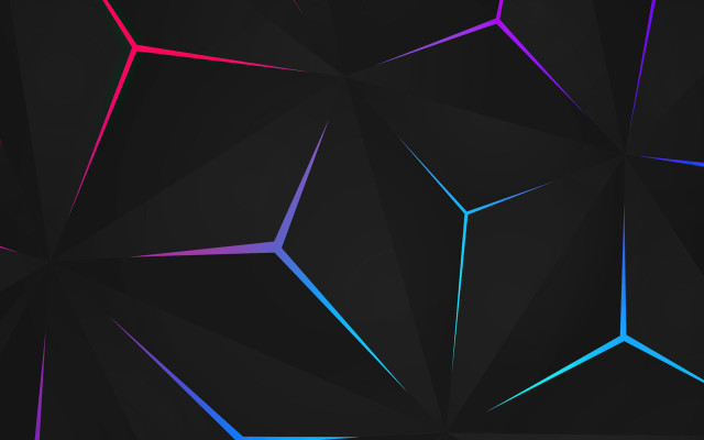 Black background colorful lines shapes free wallpaper for desktop - medium preview image
