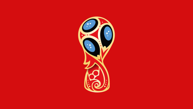 Soccer ball blue gold red free wallpaper for desktop - medium preview image