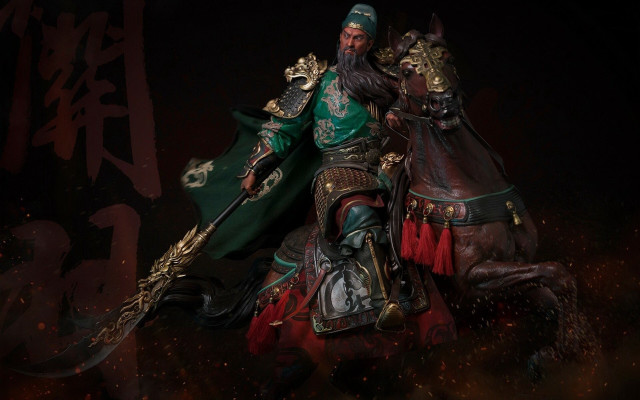 Emperor huizong horse green cape free wallpaper for desktop - medium preview image