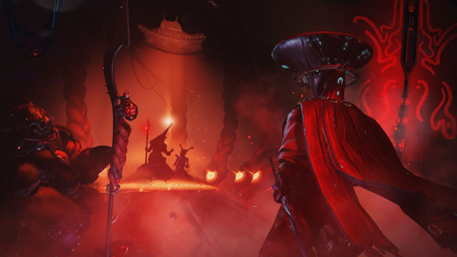 Red armor embers sword cape free wallpaper for desktop - medium preview image