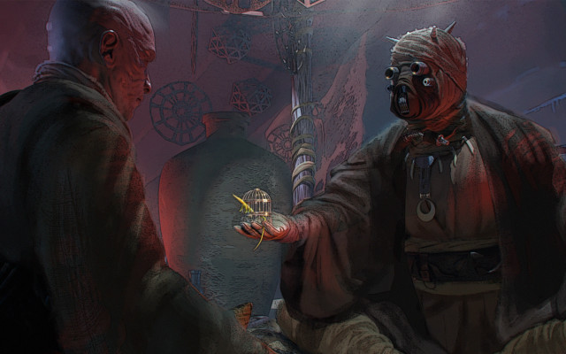 Afrofuturism gasmask men cigarettes concept free wallpaper for desktop - medium preview image