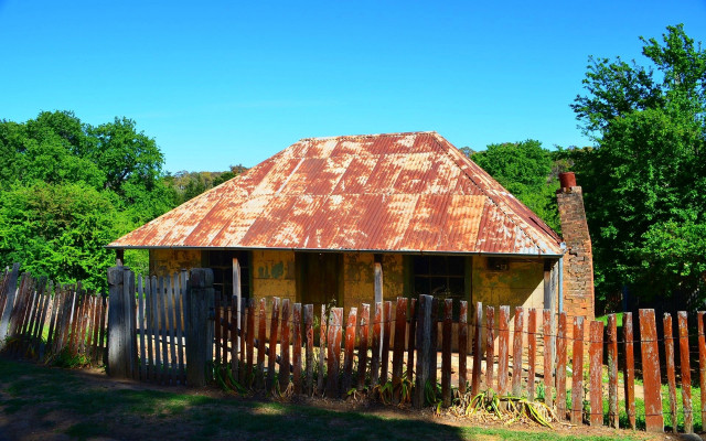 Rusted metal roof australian 1860s free wallpaper for desktop - medium preview image