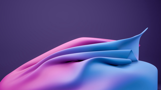 Blue pink purple gradient 3d free wallpaper for desktop - medium preview image