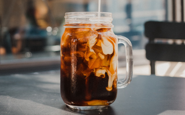 Glass jar liquid table bench free wallpaper for desktop - medium preview image