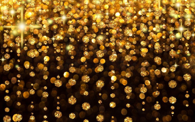 Gold background stars sparkles surface free wallpaper for desktop - medium preview image