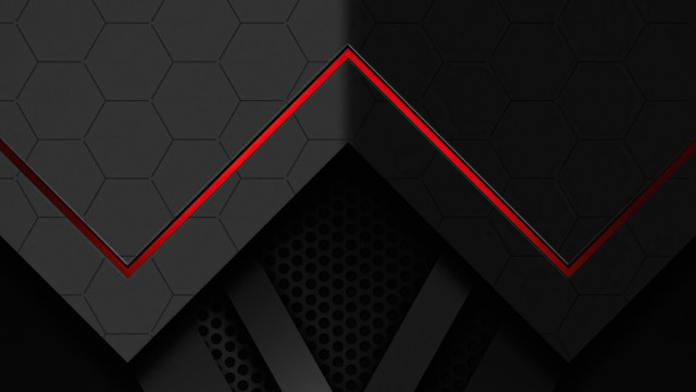 Black red triangle bauhaus 4k free wallpaper for desktop - medium preview image
