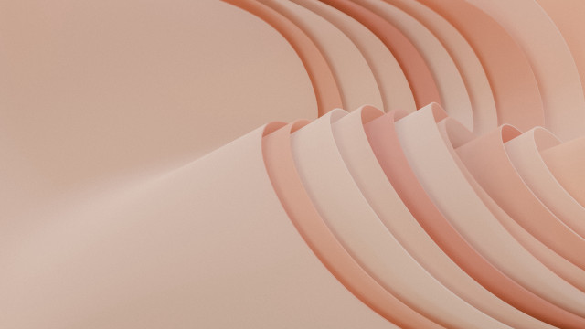 Pink curved papers 3d generative free wallpaper for desktop - medium preview image
