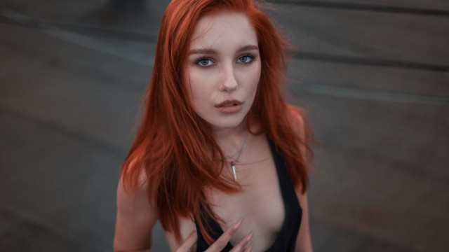 Elina karimova red hair neo free wallpaper for desktop - medium preview image
