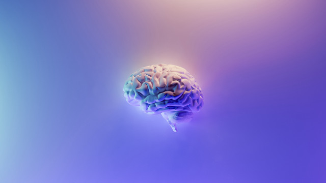 Brain drop water blue purple free wallpaper for desktop - medium preview image
