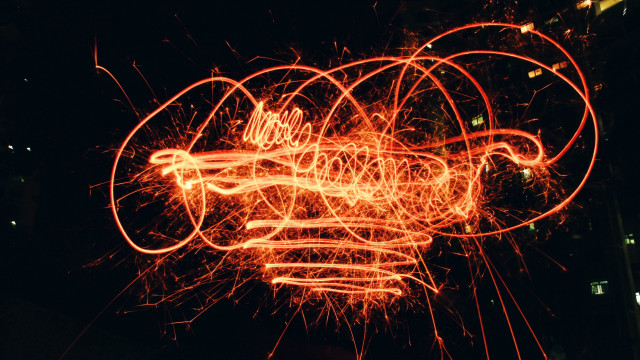 Firework night cityscape camera star free wallpaper for desktop - medium preview image