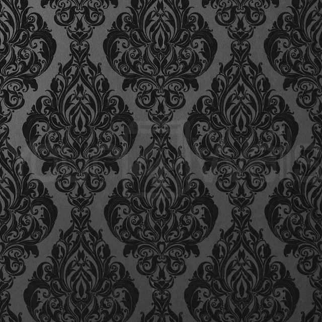 Black grey wallpaper floral pattern free wallpaper for tablet - medium preview image