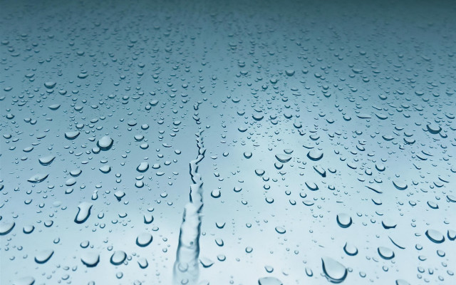 Raindrop window blue sky water free wallpaper for desktop - medium preview image