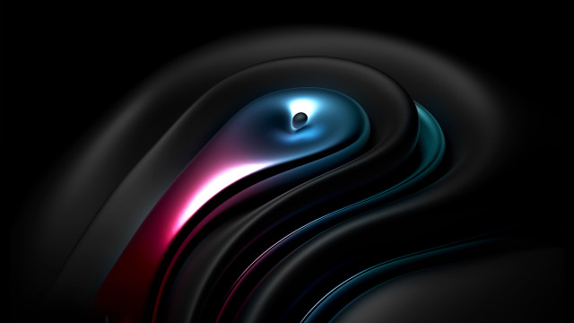 Black background blue pink white free wallpaper for desktop - medium preview image