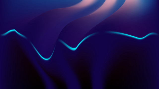 Blue pink wavy abstract solo free wallpaper for desktop - medium preview image