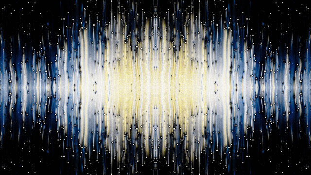 Colorful abstract particles fireworks moon free wallpaper for desktop - medium preview image