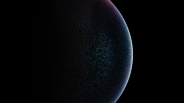 Black white red holography planet free wallpaper for desktop - medium preview image