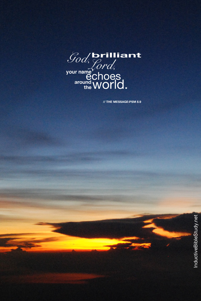 Sunset bible quote peace hope free wallpaper for mobile - medium preview image