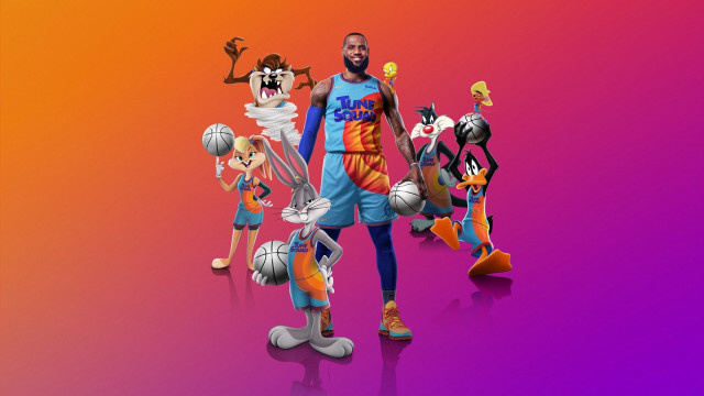 Man cartoon players futuristic basketball free wallpaper for desktop - medium preview image