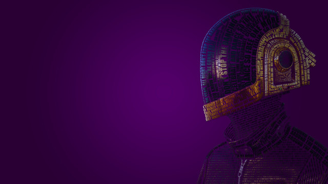 Man mask purple background we free wallpaper for desktop - medium preview image
