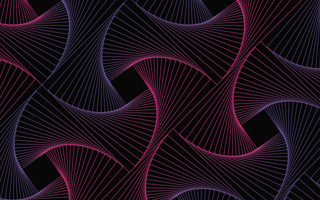 Black pink abstract lines curves free wallpaper for desktop - medium preview image