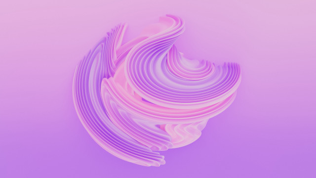 Purple pink abstract wavy gradient free wallpaper for desktop - medium preview image