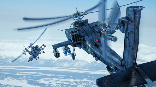 Military planes mountain snow scifi free wallpaper for desktop - medium preview image