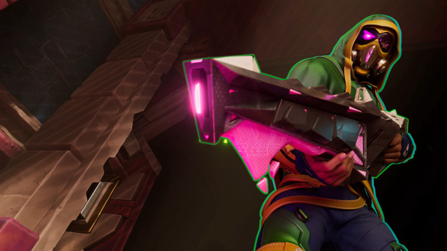 Man gun dark room pink free wallpaper for desktop - medium preview image