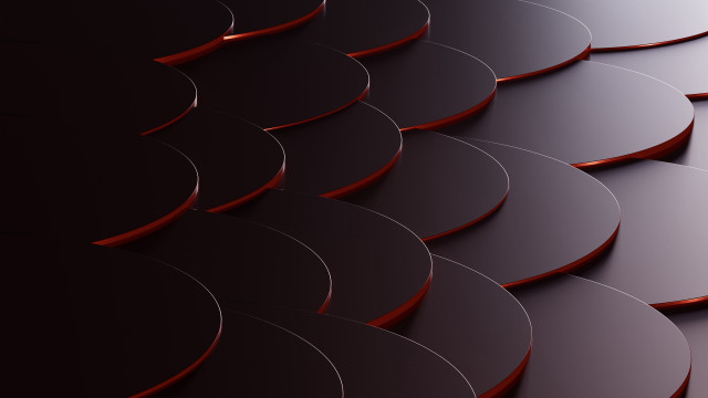 Black red wallpaper circles red #2 free wallpaper for desktop - medium preview image