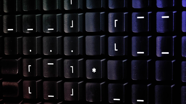 Close up keyboard white letters free wallpaper for desktop - medium preview image