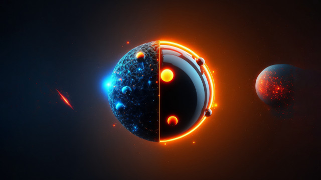 Space planet aurora milkyway starry free wallpaper for desktop - medium preview image