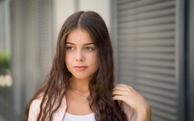 Eszter mattioni portrait shutters jacket free wallpaper for desktop - medium preview image