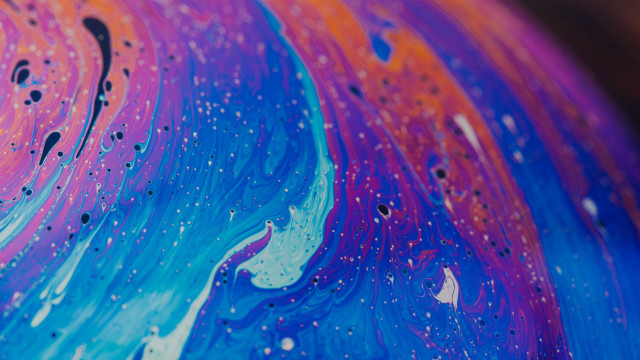 Colorful liquid painting water sand free wallpaper for desktop - medium preview image