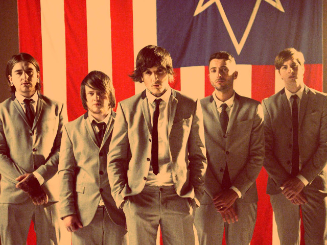 Men suits flag star stripes free wallpaper for desktop - medium preview image