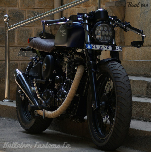 Motorcycle parked building staircase sign free wallpaper for tablet - medium preview image