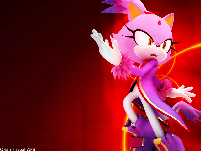 Pink purple cat red background free wallpaper for desktop - medium preview image