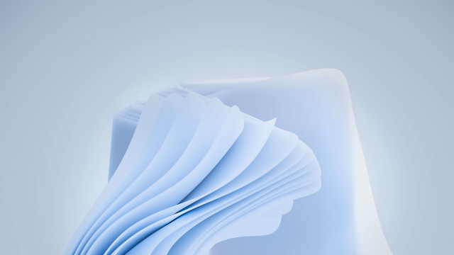 Blue abstract curved paper background free wallpaper for desktop - medium preview image