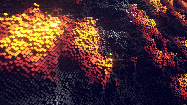 Traffic light blurry background autumn free wallpaper for desktop - medium preview image