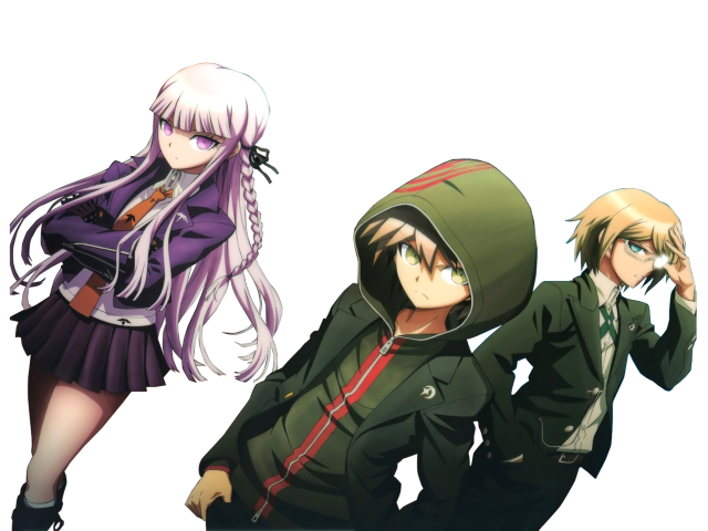 Anime characters long hair group #5 free wallpaper for desktop - medium preview image