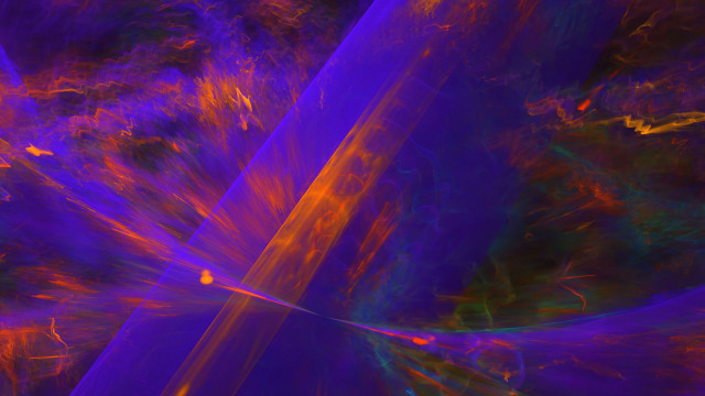 Colorful holographic mandelbrot cloud sunset free wallpaper for desktop - medium preview image