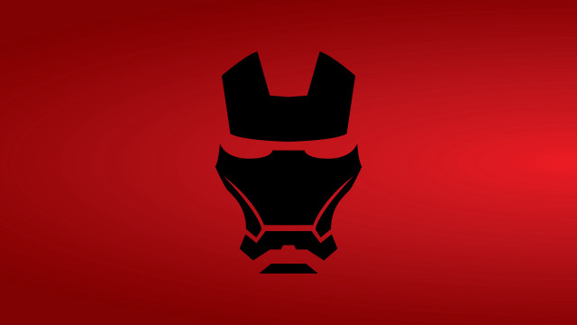 Helmet silhouette red background robot free wallpaper for desktop - medium preview image