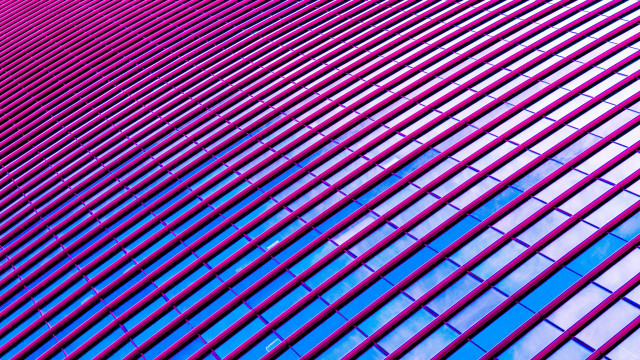 Building windows blue sky vaporwave free wallpaper for desktop - medium preview image