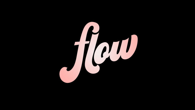 Pink black flow logo flavia free wallpaper for desktop - medium preview image